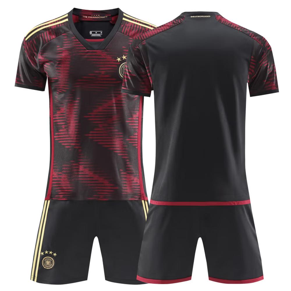 

Germany Away Black Red Football Jersey Men National Team Fan Shirt XL