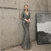 Evening dress skirt light luxury niche high-end banquet dress temperament celebrity stunning sequined party fishtail skirt