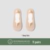 Women's Ice Silk Low-Cut Ankle Socks: Breathable, Anti-Slip, Thin, Pure Cotton, No-Show Design.