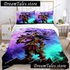 Cartoon Dark Magician Duvet Cover Comforter Fear Bedding Set Soft Quilt Cover And Pillowcases For Teens SingleDoubleQueenKing029
