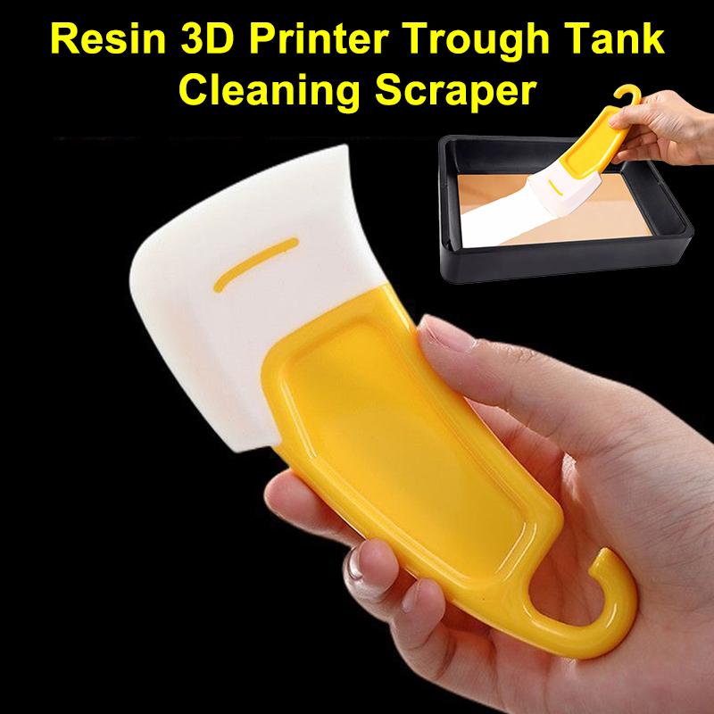 2/5/8Pcs Light Curing Resin Trough Tank Cleaning Scraper For 3D Printer Accessories