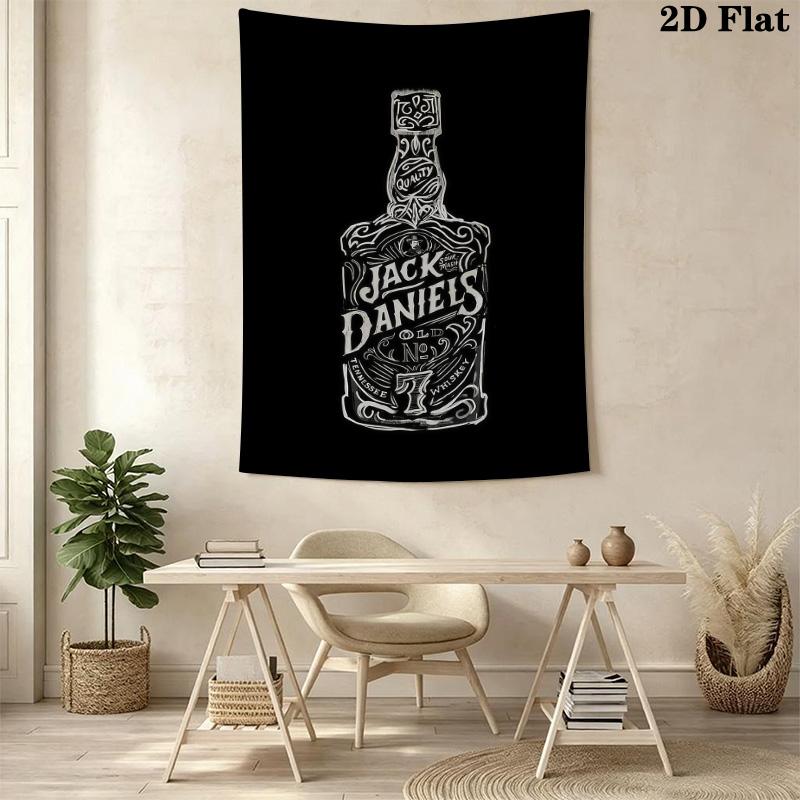 Jack Daniel'S Timeless Tennessee Whiskey Tapestry Fashion Print Background Cloth Wall Covering Decoration Work Of Art Wall Decoration