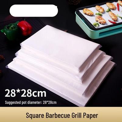 ZISIZ Rechteckiges Silikonöl Back- & Grillpapier