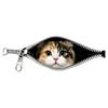 Zipper Design Cat Car Sticker Waterproof Pet Car Decoration Sticker  Electric Vehicle Window