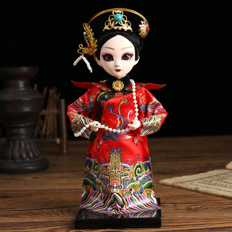Creative Chinese Doll Ancient-style Dolls of the Qing Dynasty Twelve Golden Hair Handicrafts of Dream of Red Mansions Best Gift