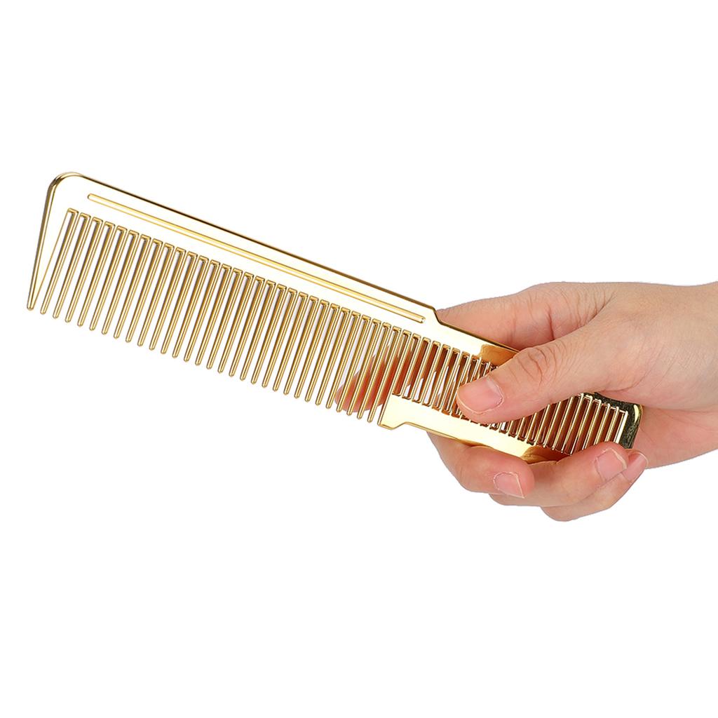 Professional Hair Comb Hairdressing Home Salon Hair Cutting Styling Comb ToolGold