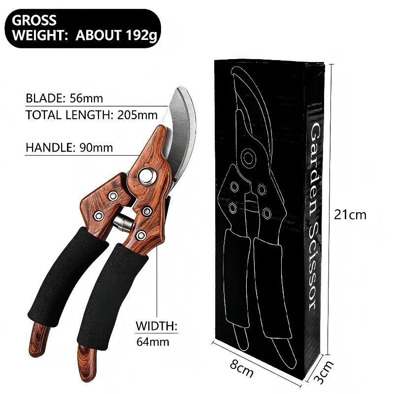 Professional Stainless Steel Lopping Shears, Effort Saving Thick Branch Cutter for Garden Bonsai, Heavy Duty Pruning Tool