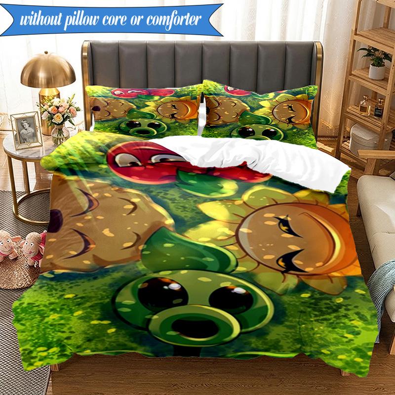 Zombie Party 3pcs K-pop Music Group Bedding set,Ideal for Bedroom, Dormitory,Including Duvet Cover And 2pcs Pillowcases,Fan Gifts
