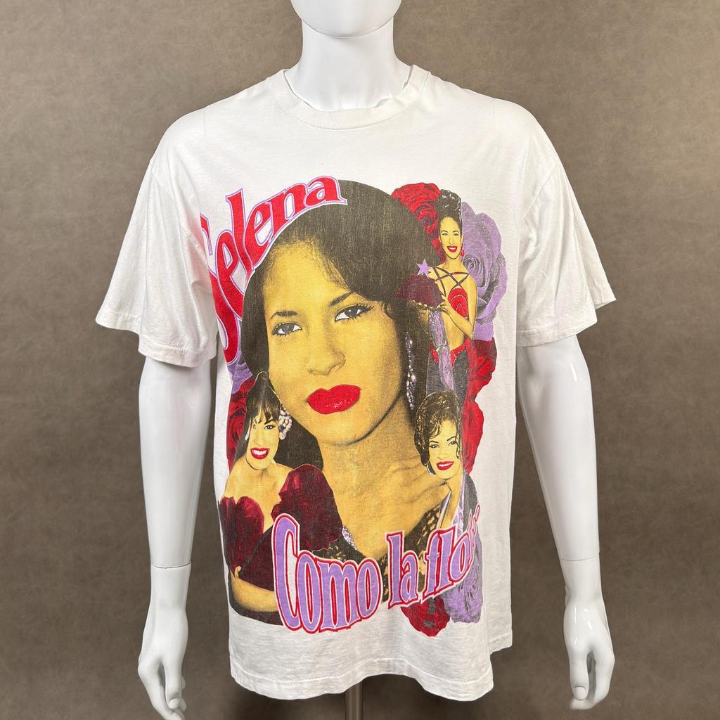 Vintage 90s Selena Quintanilla Como La Flor Tee XL