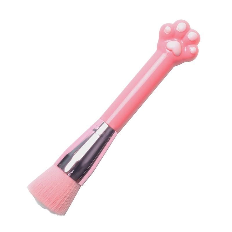 Cute Cat Paw Foundation Brush Soft Bristles Portable Makeup Tool