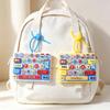 26-Key Keyboard Fidget Keychain Cute 3D Button Keycap Clicker Toy Backpack Bag Pendant Stress Relief Sensory Toy Gift