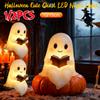 1/2PCS Cute Ghost Reading Lamp Halloween 3D LED Night Light Spooky Desk Light For Bedroom Study Book Lovers 10/15CM Home Office