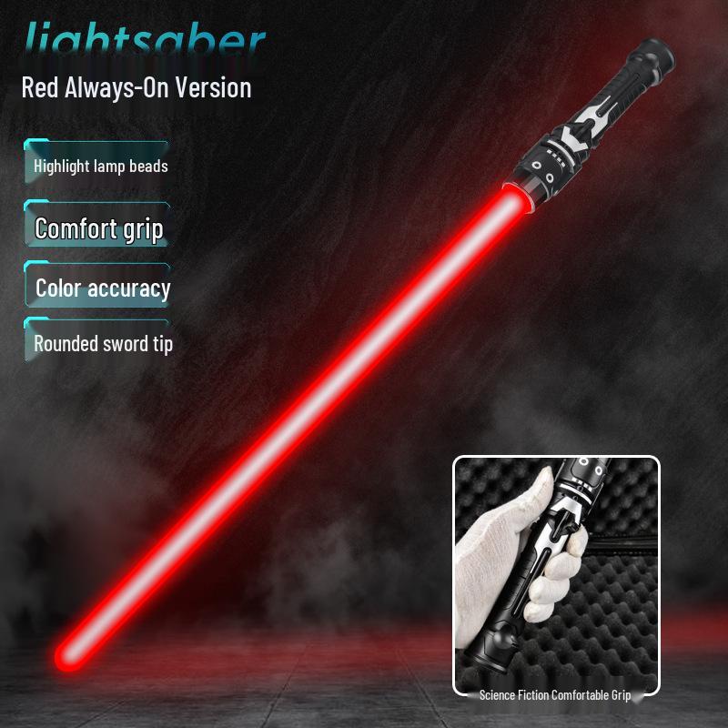 Two-in-One Telescopic Lightsaber Toy for Kids - Luminous Star Wars Laser Sword
