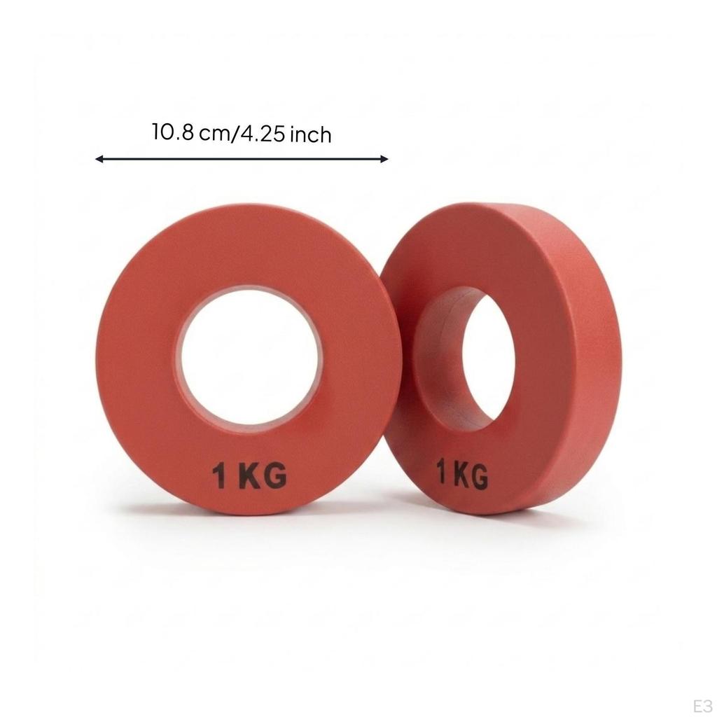 Barbell Plates with 2Inch Hole Matte Weight Smooth Weights for Weightlifters, Strength
