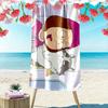 Meg Griffin Print Beach Towel, Large Soft Quick Dry Towel for Beach Camping Swimming