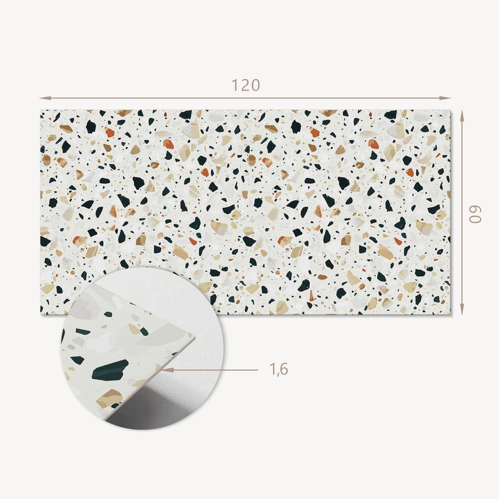 Winylowy Panel Samoprzylepny Do Dekoracji Ścian 120X60 Cm Wzór Z Kamieniami W Tle