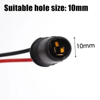 Car T10 Lamp Head Lampholder W5W 147 Soft Rubber Wiring Harness Replacement Auto Part Instrument Lampholder Connector Wire