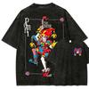 La Magica T-shirt Lavata per Amanti dell'Anime del Circo Digitale Abbigliamento per tutto l'anno alta qualità personalità Vestiti Taglie Forti Unisex Nuovo Modello T-shirt per Coppie
