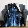 1pc Matrix, Neo Blanket Lightweight Flannel Throw For Sofa, Bed, Travel, Livingroom, Office, Couch, Chair, And Bed
