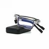 Metal Folding Screwless Reading Glasses Anti-blue Light Portable Fashionable Men's and Women's Reading Eyeglasses