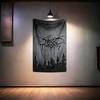 Vlajka rockovej hudby 3x5 stôp Pre fanúšikov Darkthrone Transparent HD tlač Mosadzné očká Dekorácia steny garáže, spálne, obývacej izby, internátu Tapiséria