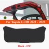 For Toyota C-HR IZOA Car Trunk Door Anti Kick Pad Tailgate Anti-Scratch Protective Mat Sticker Cargo Liner Interior Accessories
