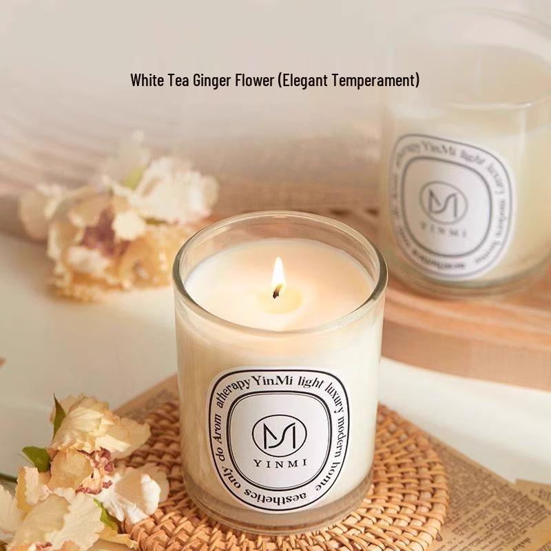 Aroma Candle & Incense: Calming, Long-Lasting Bedroom Fragrance Gift Box for Sleep & Relaxation