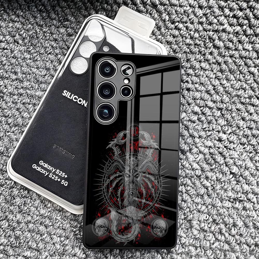 Scorpion Tattoo Design Phone Case For Samsung S26 Ultra S25 Edge Ultra S23 S22 S21 S20 Ultra Plus S24 Fe A25 Glass Cover