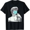 David from Michelangelo with Face Mask T-Shirt