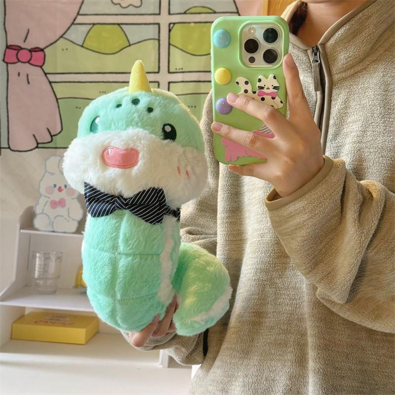 Colored Multi Cute Snake Plush Toy Children Year Of The Snake Mascot Doll Gift