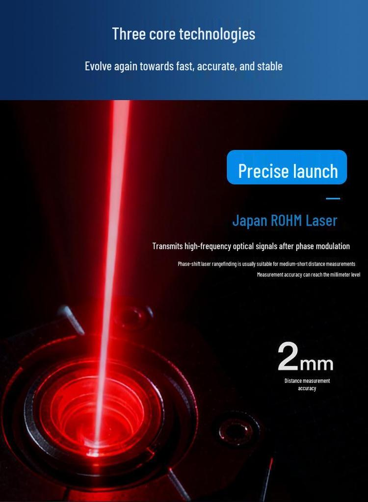 Hansheng Precision Handheld Laser Rangefinder and Distance Measurer