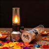 New Battery Operated Electronic Lamp LED Light Clear Table Lantern Desktop Candle Holders Christmas Light