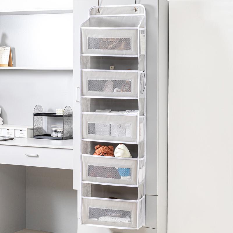 Multifunctional Over-the-Door Hanging Storage Bag and Phone Organizer