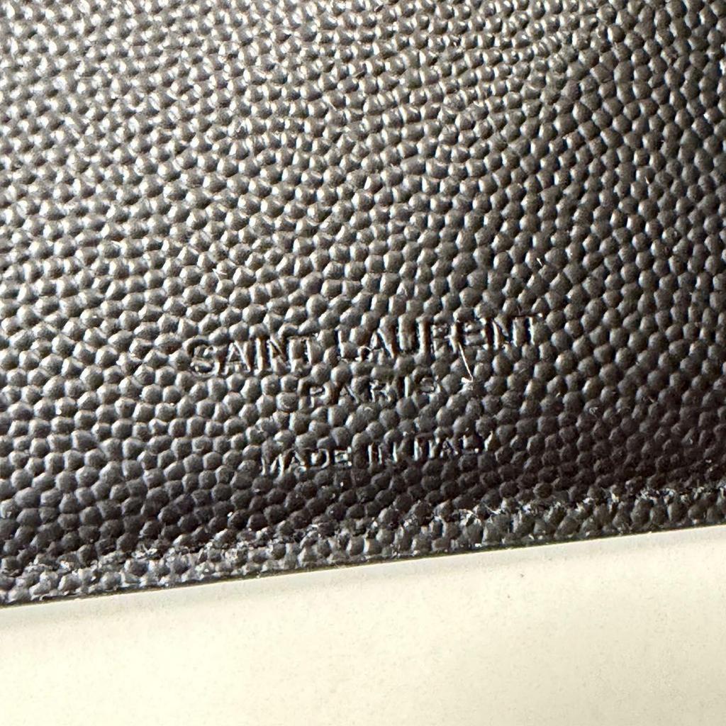 Used SAINT LAURENT Bifold Wallet Leopard Print