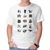 Unisex Crew Neck T-Shirt Rock Bands Graphic Short Sleeve Casual Tee