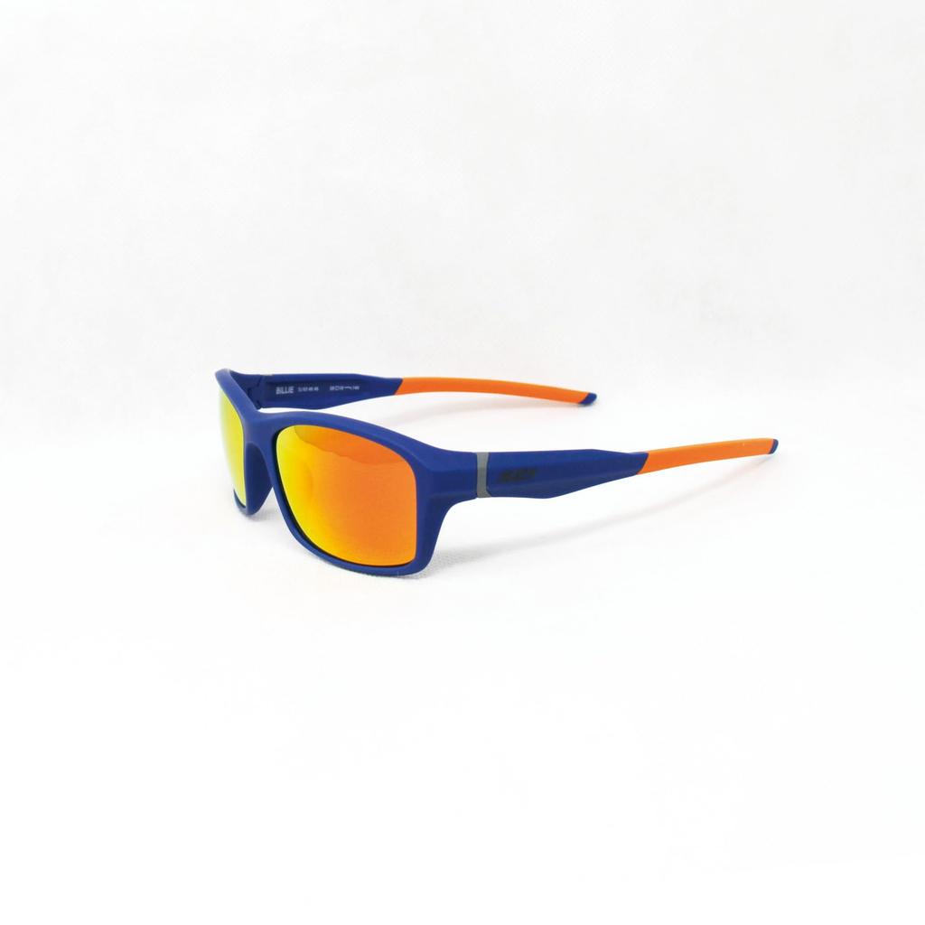RUDY PROJECT Sunglasses Billie Blue Royal Matte Frame Multi Laser Orange Lens One Size