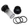 Mountain Bike Chain Wheel Bottom Bracket Thread Integrative Crankset Bearings (Black)