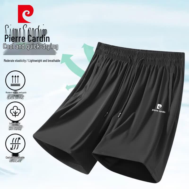 Pierre Cardin Men s Summer Ice Silk Quick-Dry Casual Shorts 5XL