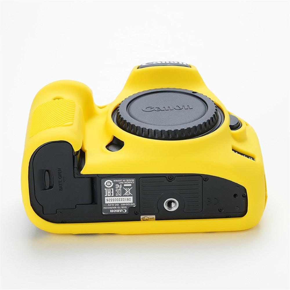 7DII Soft Silicone Armor Camera Body Cover Case For Canon EOS 7D Mark II 7D2 Rubber Protection Camera Bag