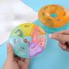 New Hot Premuim Small 7-Day Round Portable Pill Box Travel Medicine Organizer Secure Seal for Vitamins Supplements Fish Oils