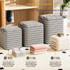Large Capacity Quilt Storage Bag, Clothes Organizer, Dustproof Moisture-proof for Comforters, Bedding, Blankets, Moving Travel