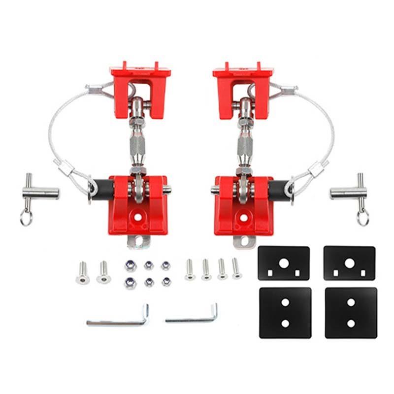 Engine Hood Latches Locking Hood Catch Kit With Metal Hood Locks Compatible With Jeep Wrangler TJ 1997-2006
