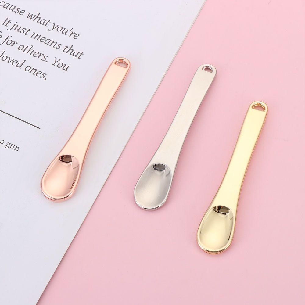 Face Mask Skincare Beauty Scoop Metal Reusable Scoop Cosmetic Mini Spoon