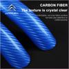 2pcs Carbon Fiber Non-Slip Steering Wheel Cover Car Accessories for Citroen DS SPIRIT 2 3 4 5 6 7 DS2 DS3 DS4 DS5 DS6 DS7