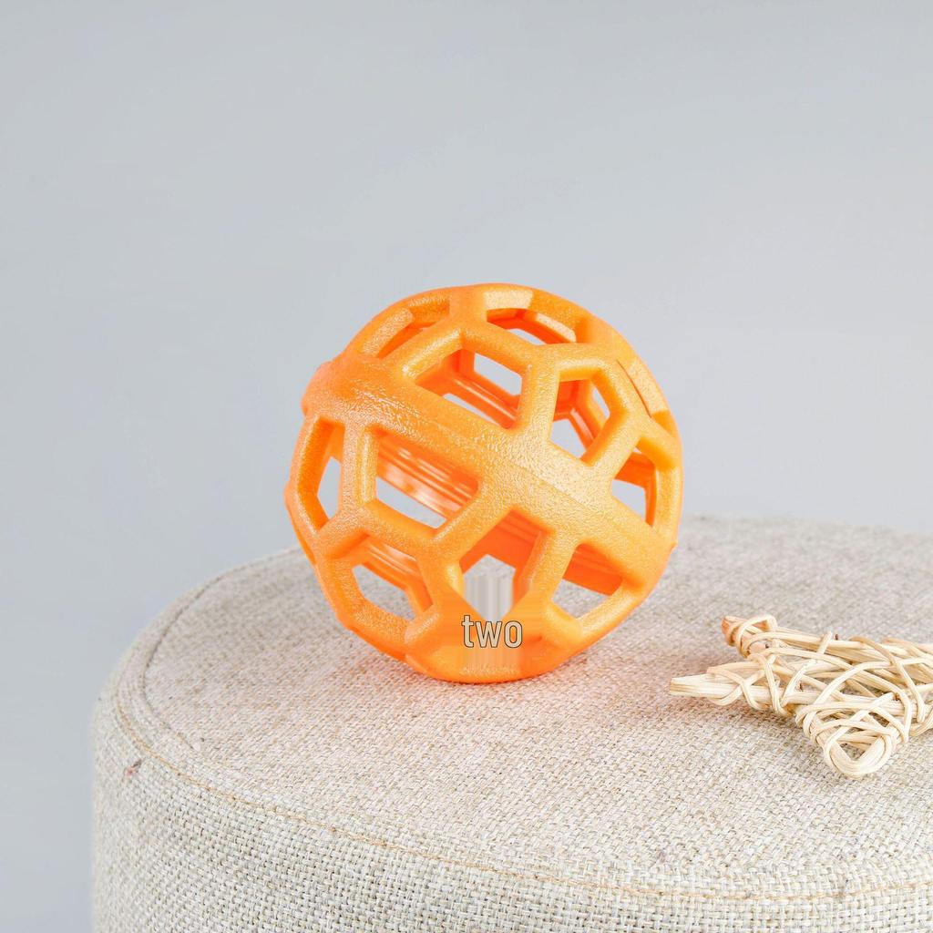 Durable Geometric TPR Pet Toy Ball for Dogs and Cats
