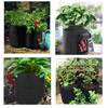 simpleSS 7 Gallon Fabric Pot Vegetable Planting Bag Felt Planter 3 Pieces Flower Pot Cloth Plant Cultivation H35cm X L30cm Plants Grow Healthily Felt
