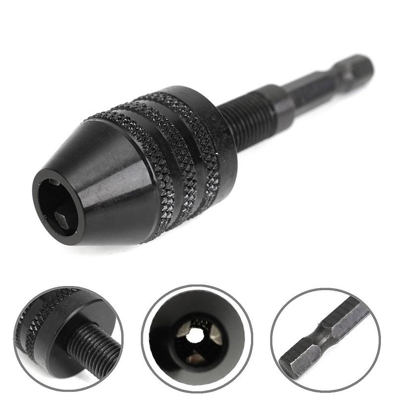 Drill Chuck Mini Keyless 0.3-6.5mm Mini Small Adapter Converter Hexagonal Shank
