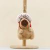 Capybara Cook Plush Pendant Toy Keychain Stuffed Doll Bag Decoration Gift Kids
