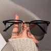 Pochromic Anti Radiation Glasses Eyeglass Eyeglasses for Woman Men Vintage Eyebrow Frame Glasses Fashion Eyewear