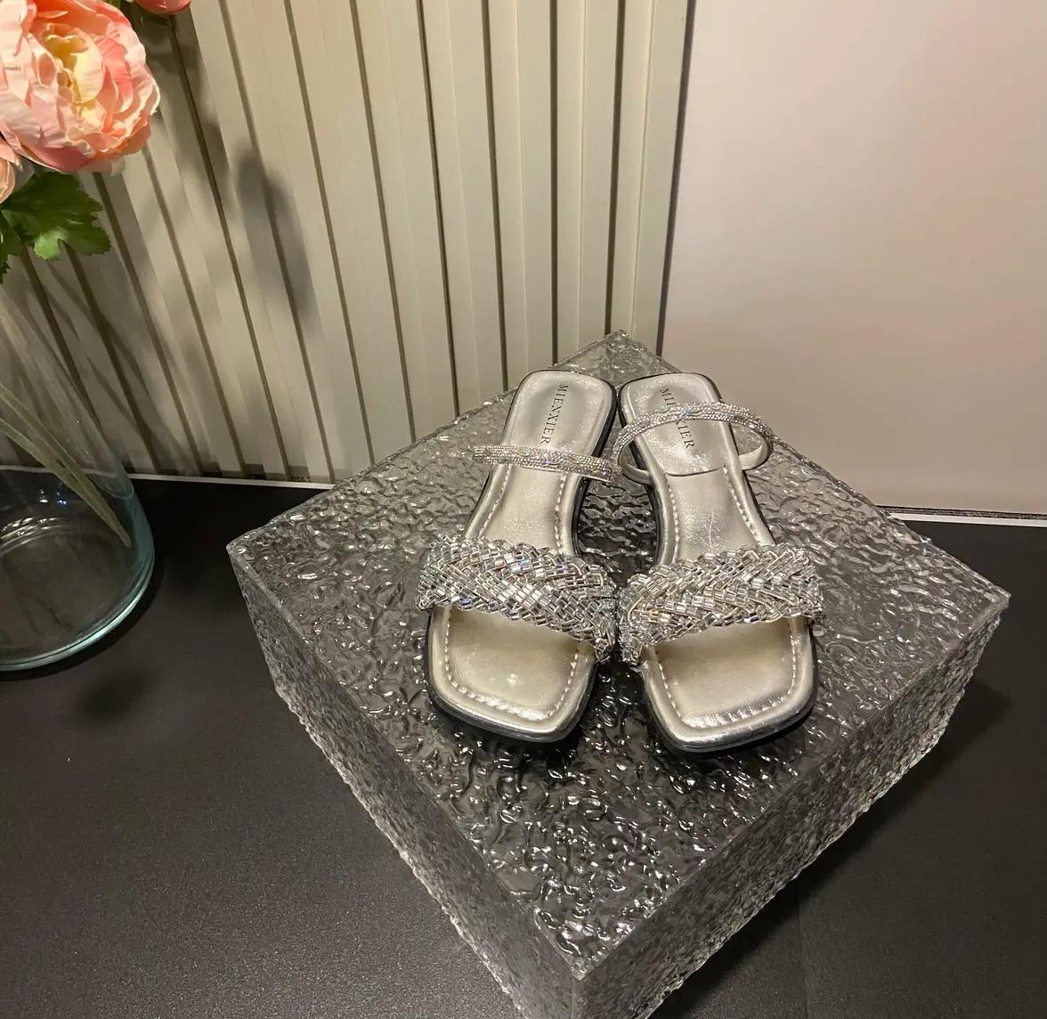 Мода Летняя мода новые сексуальные тапочки удобные сандалии обувь на плоской подошве 40 — фото 9